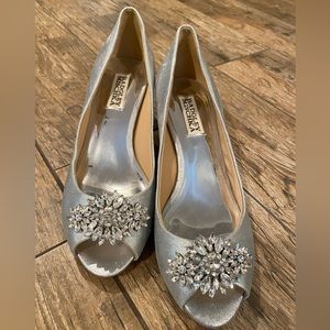 Bradley Mischka peep toe heels. Size 7